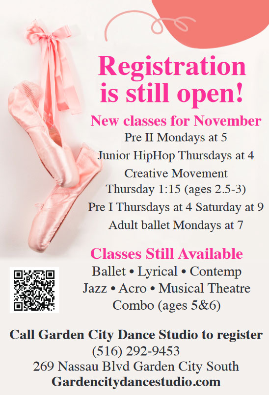 Fall and Winter Dance Classes 2021-2022 Garden City New York